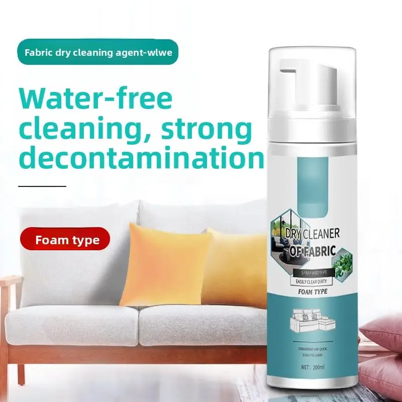 SF-03 Fabric Stain Remover Spray, Dry Cleaning Agent, 200ml, for Sofa, Carpet, Clothing, Eco-Friendly, No-Wash Formula - Image 3